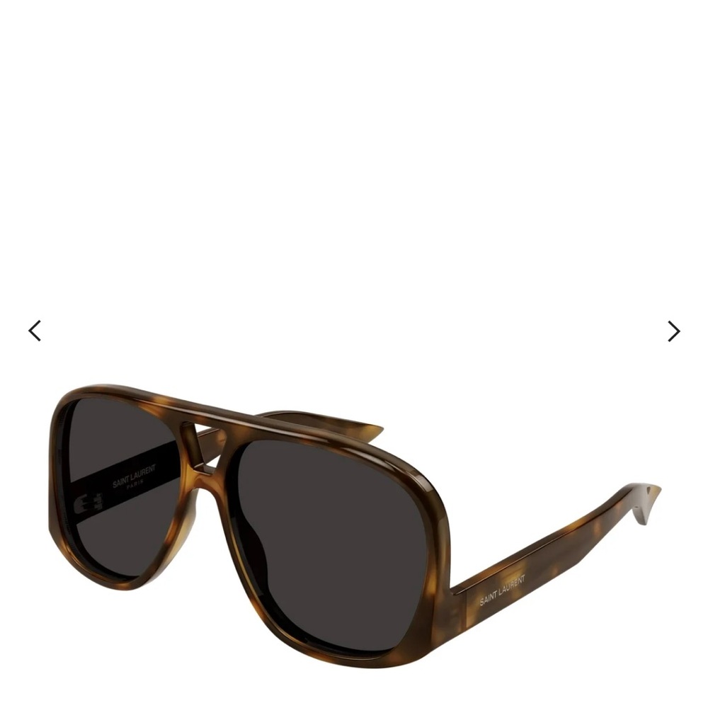 Saint Laurent glasses in tortoiseshell - Picture 2 of 5